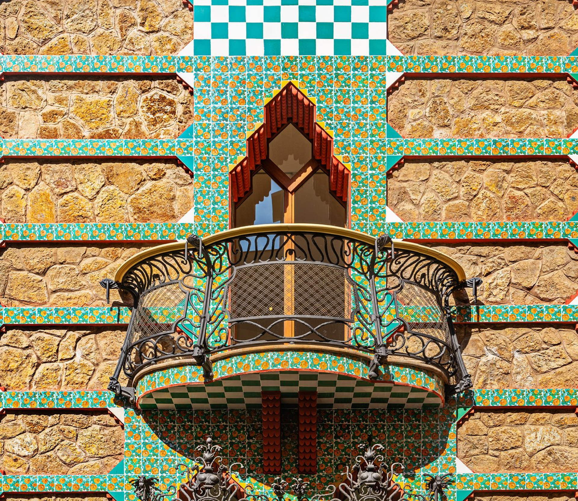 Casa Vicens Gaudi Müzesi - Dış Cephe